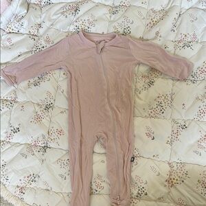 Kyte BABY Pink Cozy Footies One Piece
